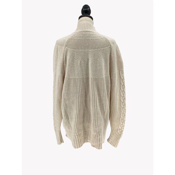Haven Well Within Womens XXL Cream Mock Neck Sweater Wool & Cashmere blend - Picture 3 of 6